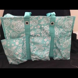 Thirty One large zippered tote